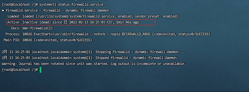centos7防火墙关闭后还是访问不插图
